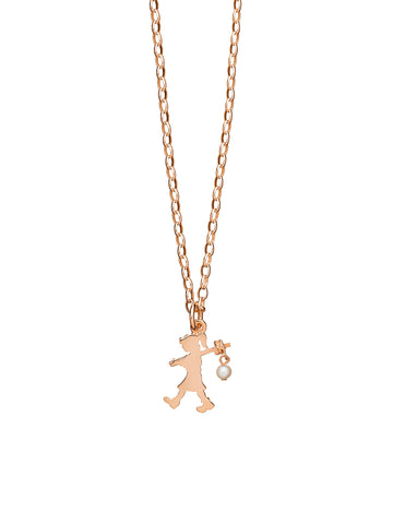 Karen Walker - Girl With A Pearl Necklace Rose Gold 50cm