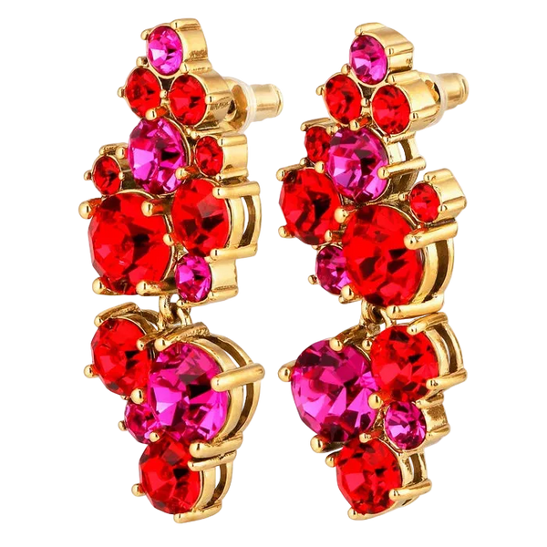 Dyrberg Kern - Marigold Gold Statement Earrings
