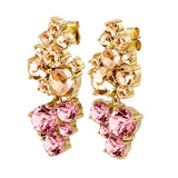 Dyrberg Kern - Marigold Gold Earrings Rose