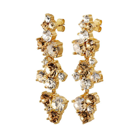 Dyrberg Kern - Mayhem Gold Earrings Golden