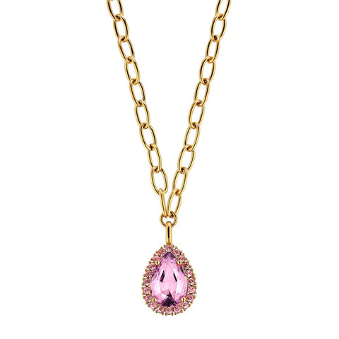 Dyrberg/Kern - Metta Gold Necklace Light Rose