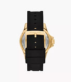 Michael Kors - Everest Three-Hand Black Silicone Watch