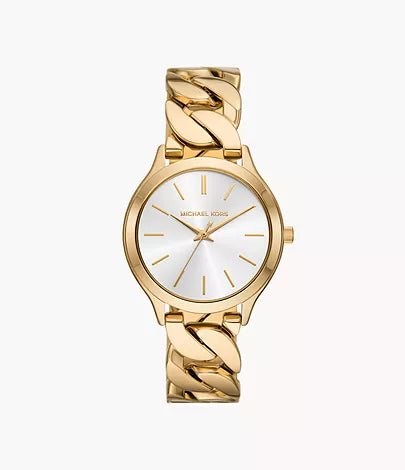 Michael Kors - Runway Three-Hand Gold-Tone Stainless Steel Watch