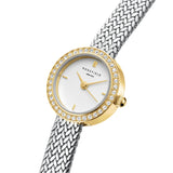 Rosefield - Mini Small Edit Crystal White Dial Stainless Steel Watch