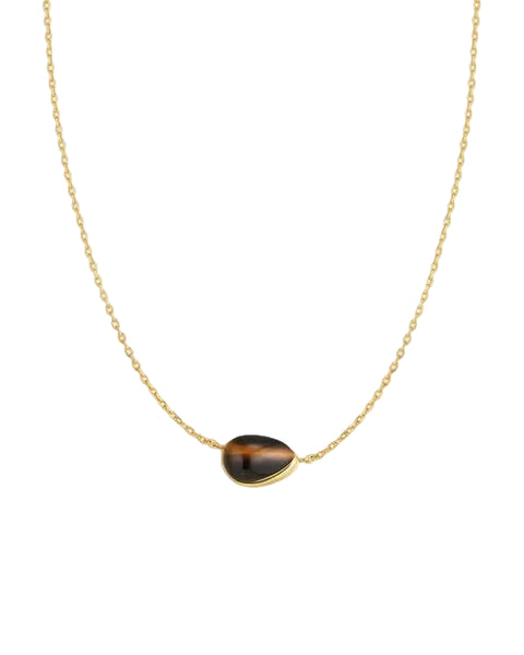 Ania Haie - Wanderer Tiger's Eye Necklace Gold Plate