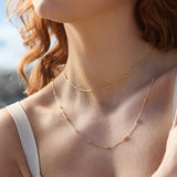 Najo - Halcyon Chain Necklace Gold Plated 60cm