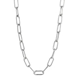 Najo - Vista Large Link Necklace Sterling Silver