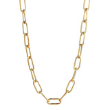 Najo - Vista Large Link Necklace Gold Plated