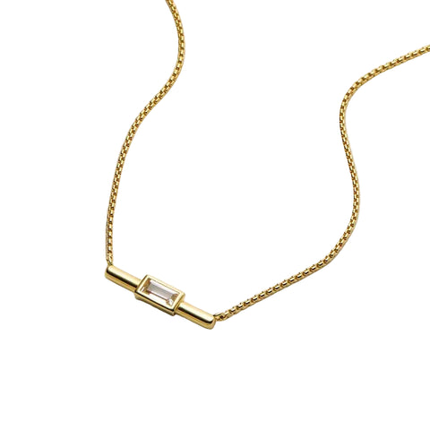 Najo - Skye CZ Necklace Gold Plate