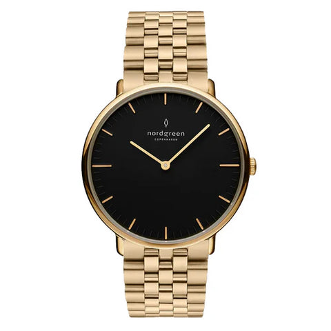 NordGreen - Native Gold Link Watch