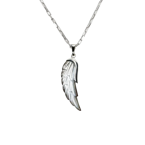 Nick Von K - Angel Wing Charm Mother of Pearl