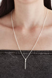 Stolen Girlfriends Club - Hanging Curb Spike Necklace