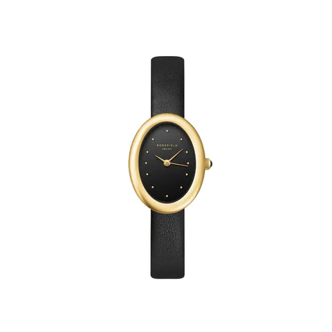 Rosefield Watches - Ovale Black Gold