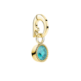 Rosefield - March Birthstone Charm Gold