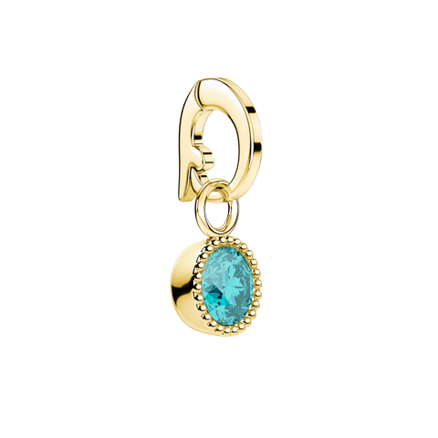 Rosefield - March Birthstone Charm Gold