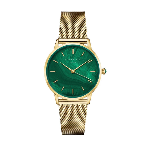 Rosefield - Green Dial Edition Mesh Strap