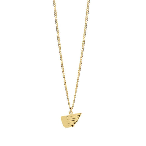 Boh Runga - Snowbird Wing Pendant Gold Plate