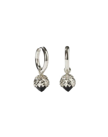 Meadowlark - Protea Charm Earrings Onyx Sterling silver