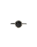 Meadowlark - Petite Protea Ring Onyx Sterling Silver