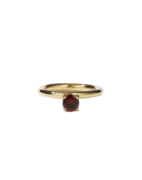 Meadowlark - Glow Ring 9ct YG Garnet