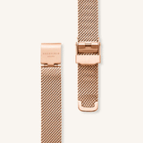 Rosefield - Octagon Extra Small Rosegold Mesh Watch