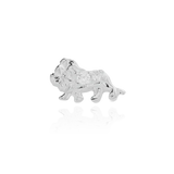 Stow - Lion Fearless Charm Silver and Cubic Zirconia