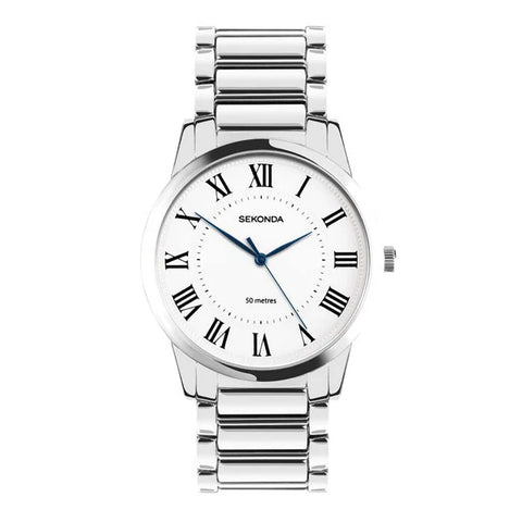 Sekonda - Day 40mm Watch Silver