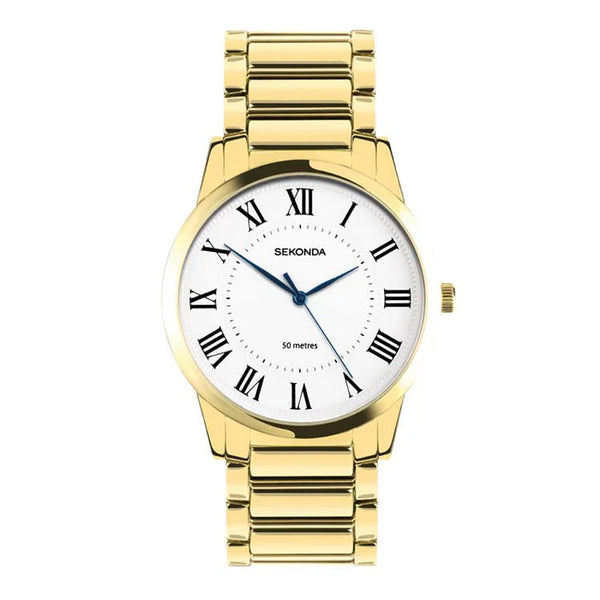 Sekonda - Day 40mm Watch Gold