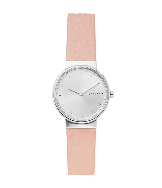 Skagen - Annelie Pink Leather Watch