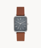 Skagen - Ryle Solar-Powered Light Brown Leather Watch