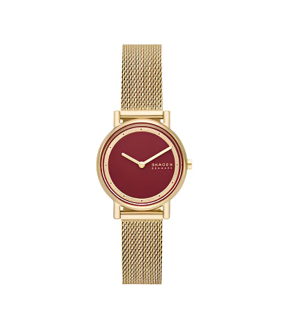 Skagen - Signatur Lille Two-Hand Gold Stainless Steel Mesh Watch