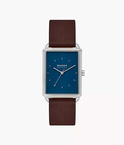 Skagen - Hagen Three-Hand Brown Leather Watch