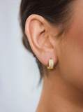 Georgini - Goddess Maeve Pave Hoop Earrings Gold