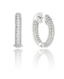 Georgini - Goddess Pave Hoops Silver