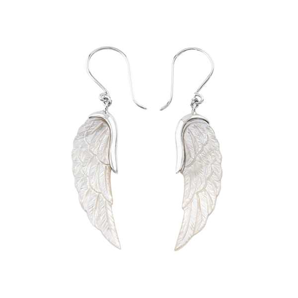 Nick Von K - Angel Wing Earrings Mother of Pearl