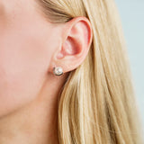 Georgini - Crescent Nine - 2 - Five Pearl Earrings Silver