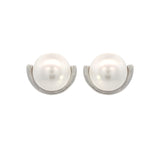 Georgini - Crescent Nine - 2 - Five Pearl Earrings Silver
