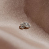 Stow - Lotus Renewal Charm Silver and Cubic Zirconia