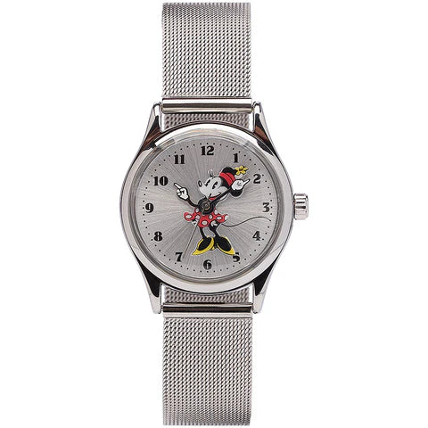 Disney - Petite Minnie Mouse Milanese Mesh Watch