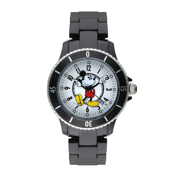 Disney - Mickey Mouse Sports Watch Black/White