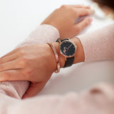 Ted Baker - Phylipa Flamingo Watch Set Black & Rose Gold