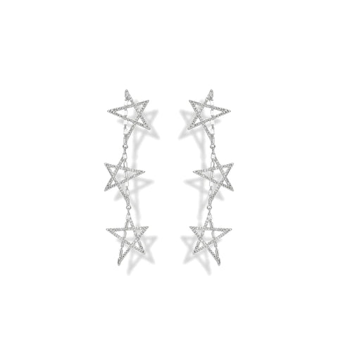 Lindi Kingi - Star Of The Night Earrings Silver