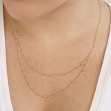 Brent Weatherall - 9ct Yellow Gold Beaded Chain Necklace