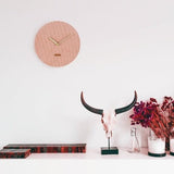 Karlsson - Retro Cord Clock Pink