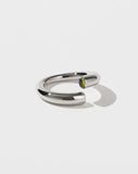 Meadowlark - Wave Ring Set Sterling Silver Peridot