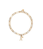 Karen Walker - Runaway Girl Charm Bracelet 9ct Yellow Gold