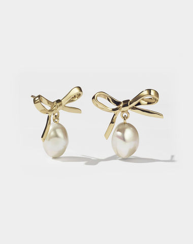 Meadowlark - Bow Pearl Studs GP