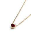 Stolen Girlfriends Club - Talon Necklace Garnet - Gold Plated