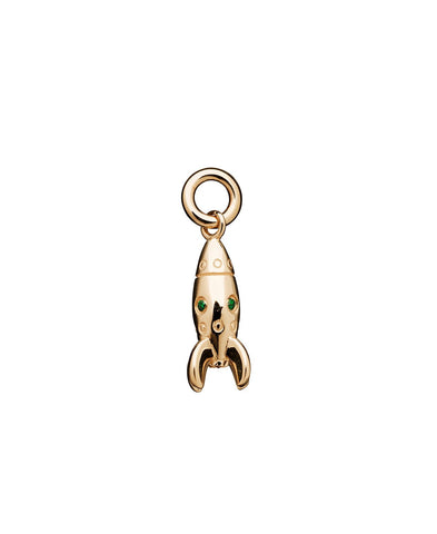 Karen Walker - Mini Rocket Charm 9ct Yellow Gold