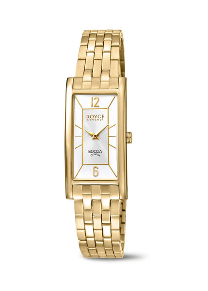 Boccia - Pure Titanium Gold Plated Ladies Watch